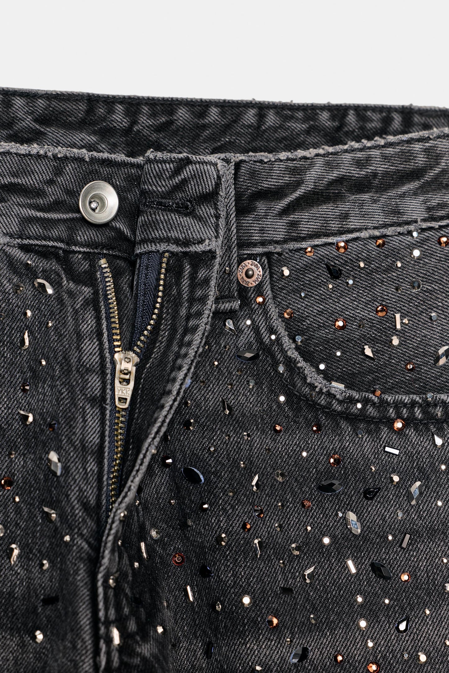 Jean TRF Droit Strass Taille Basse