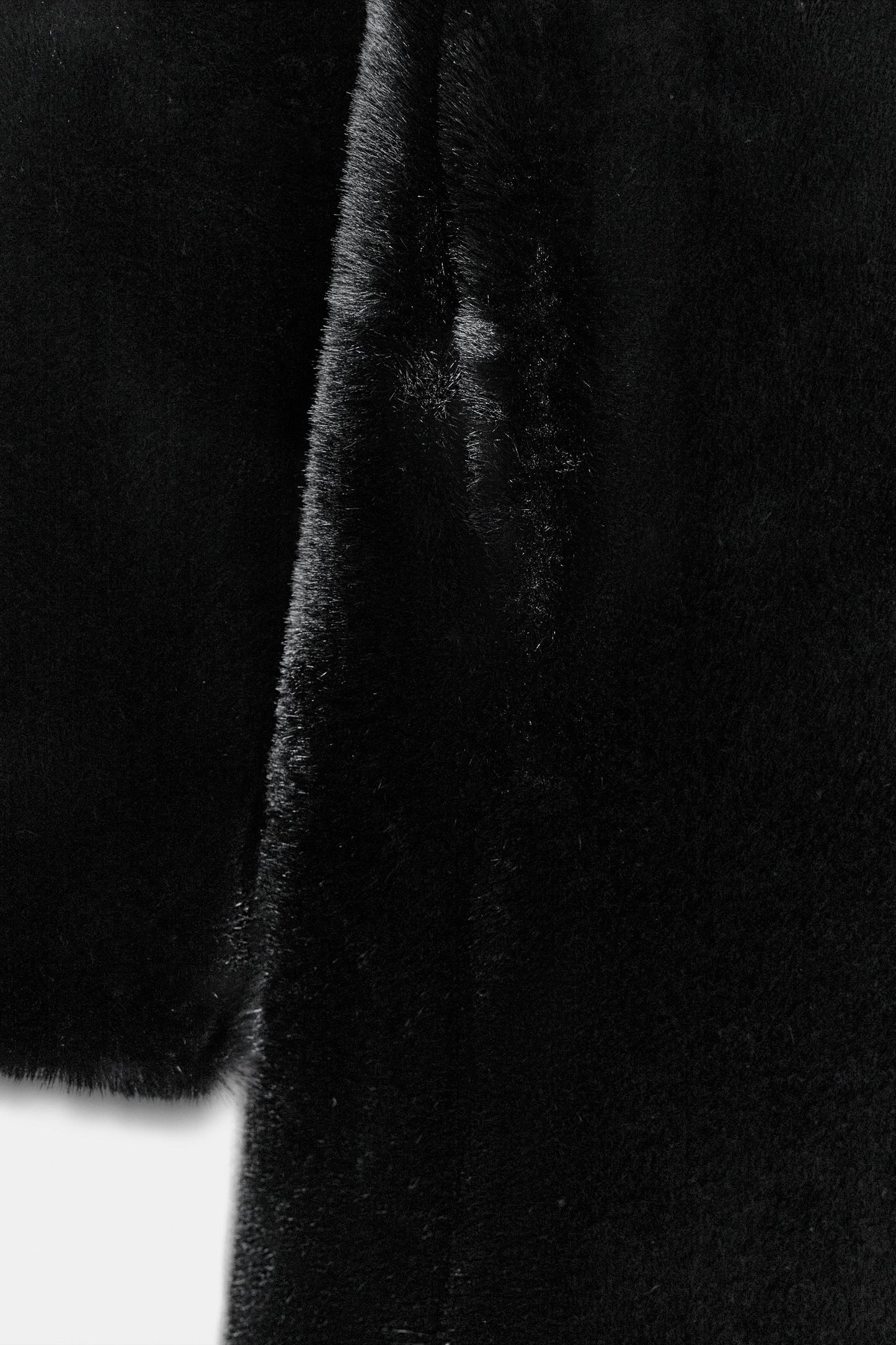 Manteau Effet Fourrure