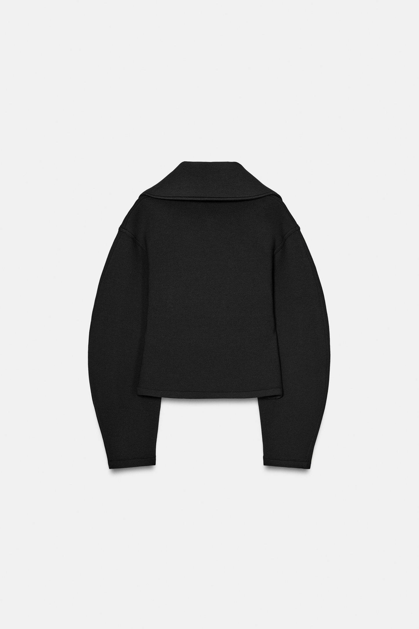 Veste Ajustée Effet Néoprène