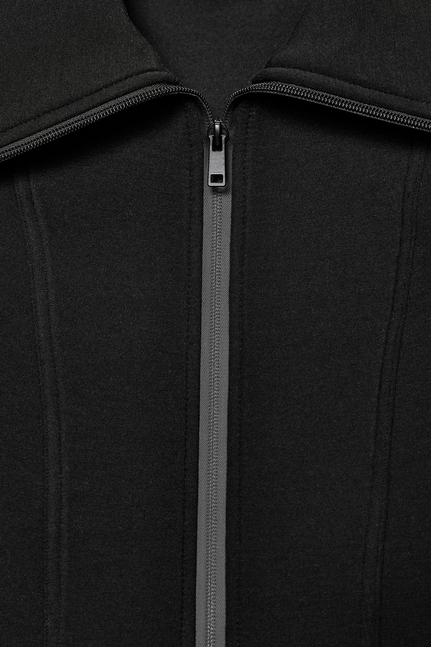 Veste Ajustée Effet Néoprène